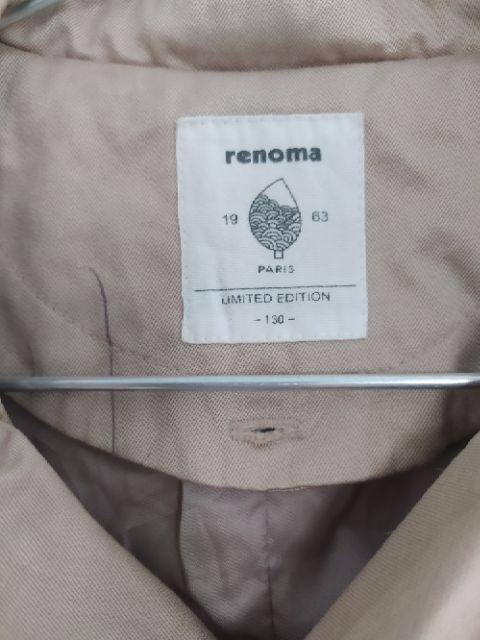 Áo khoác mang tô trẻ em size 130