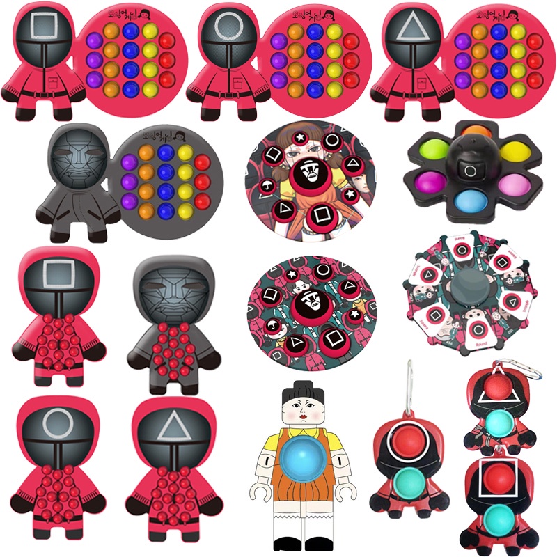 (MỚI) Con quay đồ chơi Fidget Spinner dạng móc khóa giảm stress
