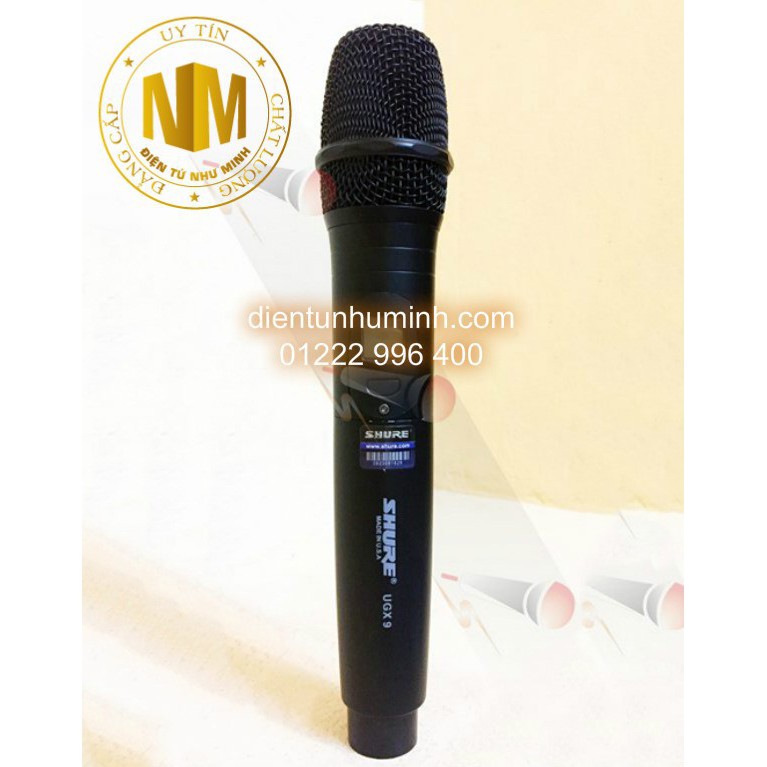 ĐẦU LƯỚI CHỤP MIC SHUR UGX9 ĐEN NHIỄN