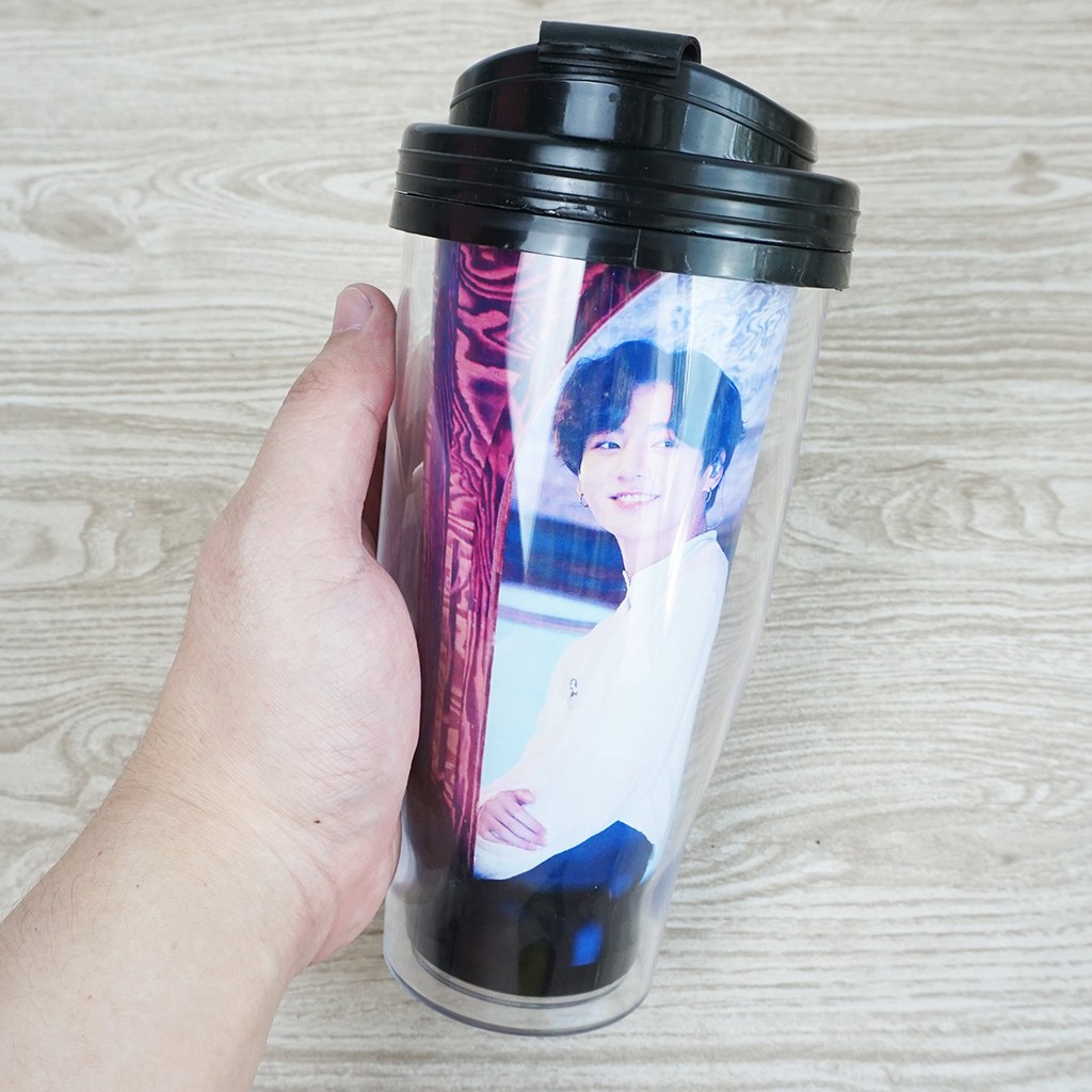 Tumbler BTS (Phiên Bản 5 Năm Magic Shop 2) / Chai Nước Uống KPOP bt21