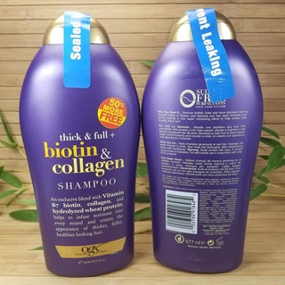 Cặp dầu gội xả biotin&collagen tím ogx 577ml giúp tóc suôn mượt giảm gãy rụng