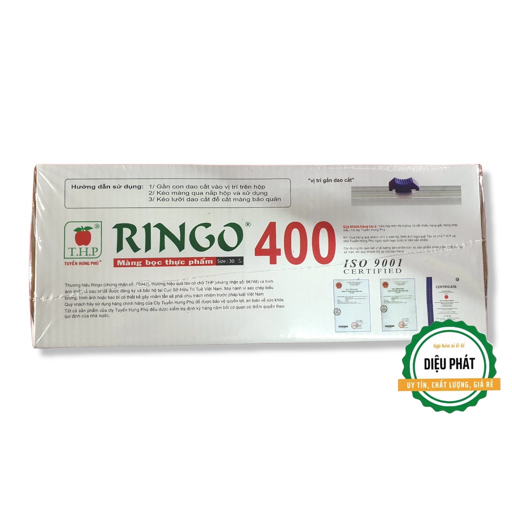 ⚡️ Màng Bọc Thực Phẩm Ringo 400 30cm X 200m