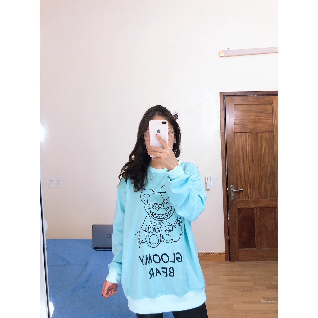 [Mã 2611THTRANG100K hoàn 10% xu đơn 99K] Áo sweater nỉ cổ tròn dài tay nam nữ họa tiết xu hướng 2021 | BigBuy360 - bigbuy360.vn