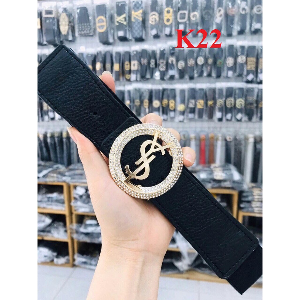 Đai váy Belt nữ CHỮ Y K22 bản 4cm