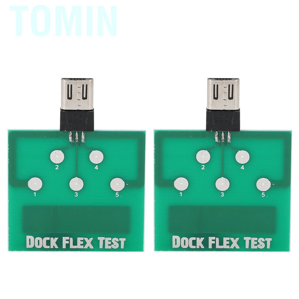 Tomin 2PCS Professional Cellphone Charge Connector Micro Test Board Repair for Android