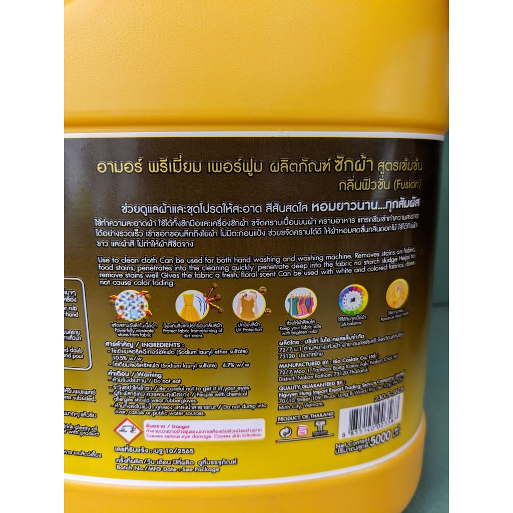Nước giặt xã Thái Lan 6 in 1 AMORE -HƯƠNG NƯỚC HOA THƠM NGÁT
