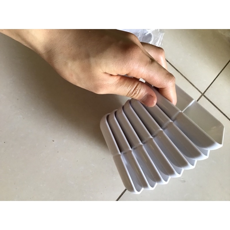 Đĩa chấm 2 ngăn màu trắng nhựa Song Long