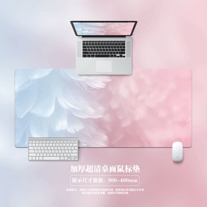 Tấm Lót Chuột Và Bàn Phím Họa Tiết Tranh Sơn Dầu Hoạt Hình Dễ Thương