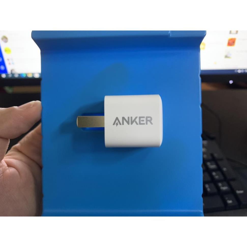 Sạc Anker PowerPort 20W PD Nano - Mã A2634 - Siêu nhỏ - Mạnh mẽ - An toàn - Tương thích cao - Chính hãng