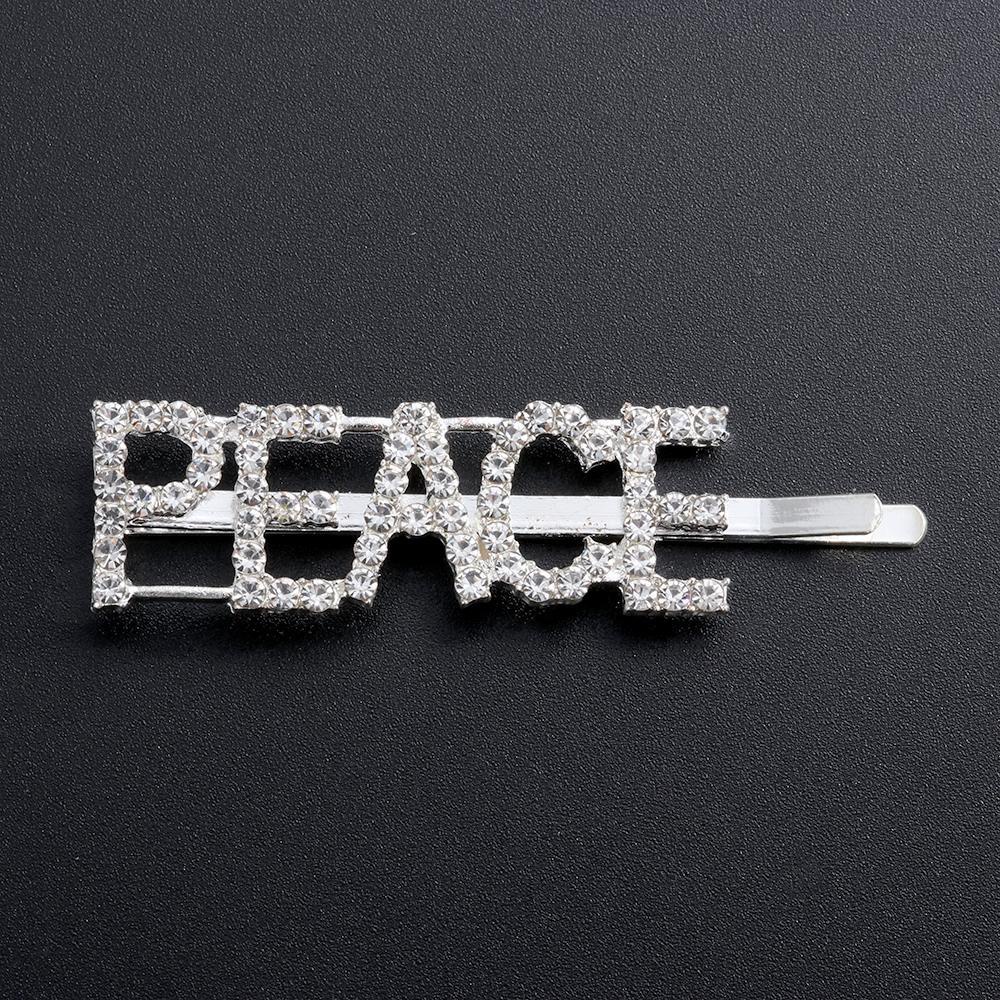 Kẹp Tóc Họa Tiết Chữ Thời Trang Xinh Xắn|Trâm Cài Tóc Cho Nữ