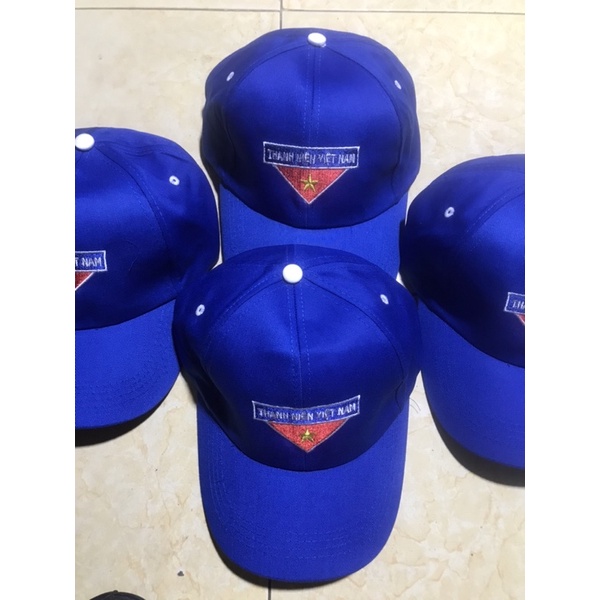 Mũ lưỡi chai đoàn thanh niên vải kaki đẹp