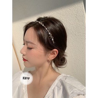 Phụ kiện tóc ❤️ Cài tóc nơ đá nhỏ xinh , bờm tóc nhơ nhỏ , bờm hottrend
