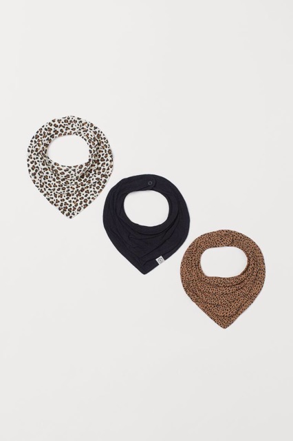 Set 3 yếm HM authentic cho bé