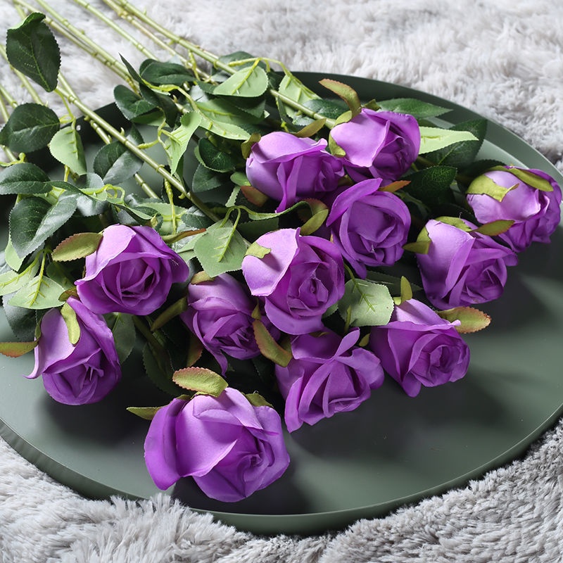 Hoa Hồng Nhân Tạo 48Cm Trang Trí Nội Thất Phòng Khách/Lễ Hội/Lễ Hội/Lễ Tình Nhân Dịp Năm Mới