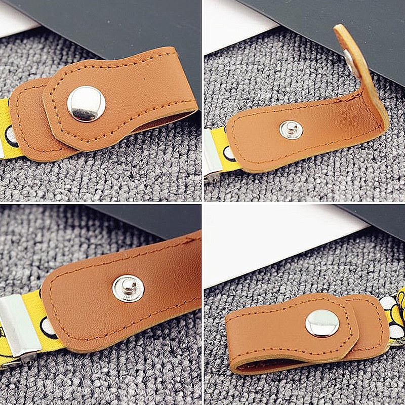 Thắt Lưng Co Giãn Không Có Khóa Cài Có Thể Điều Chỉnh Cho Bé Trai Và Gái