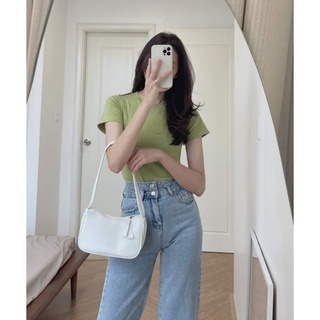 Áo thun cộc tay ôm body form đẹp chất cotton mềm mịn thời trang basic