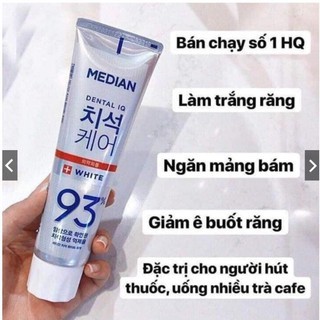 Kem Đánh Trắng Răng MEDIAN 93% Tooth-Paste 120gr