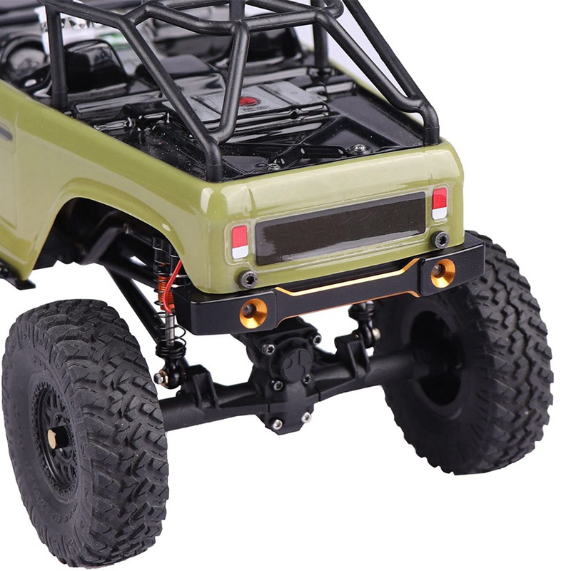 Set 2 Cản Trước &amp; Sau Bằng Kim Loại Cho Xe Điều Khiển Từ Xa Axial SCX24 AXI90081 1/24