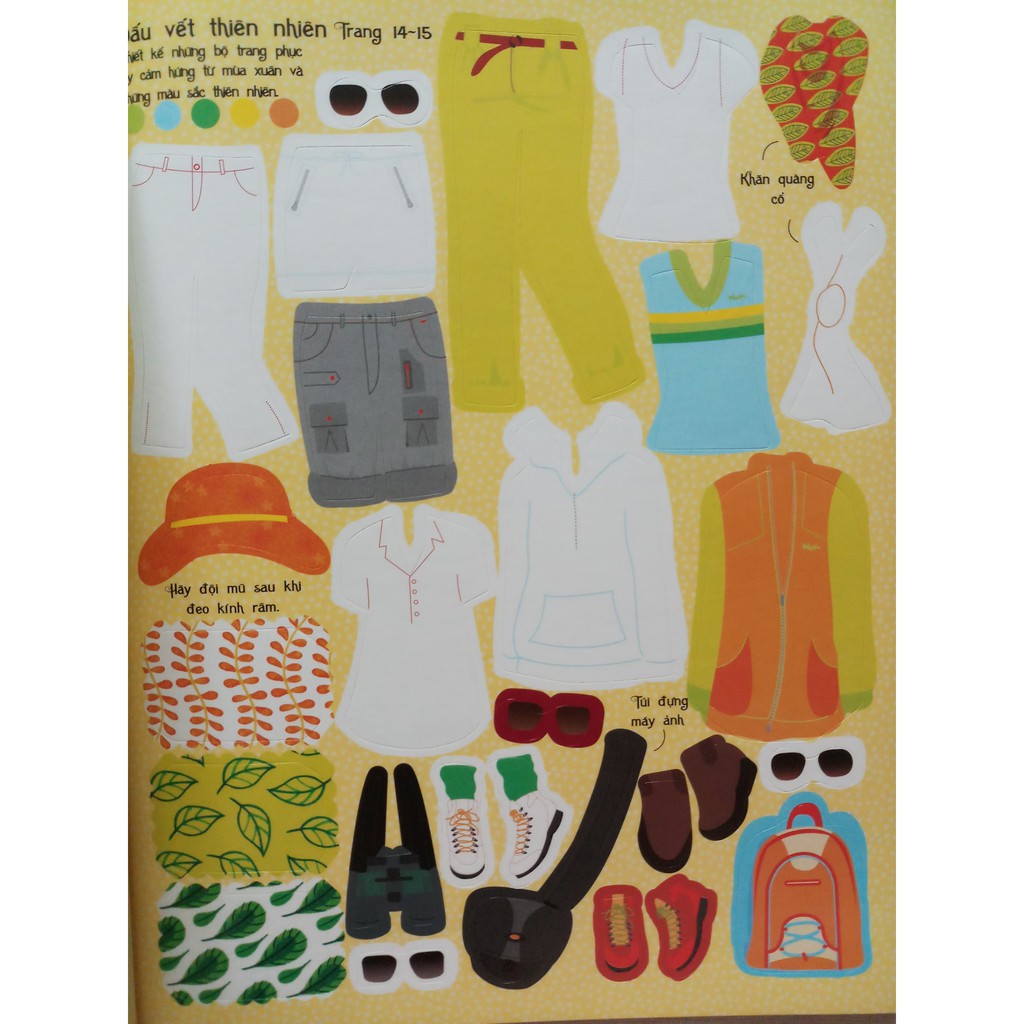 Sách - Dán Hình Sáng Tạo Trang Phục Búp Bê 69N - Bộ Sưu Tập Mùa Xuân | BigBuy360 - bigbuy360.vn