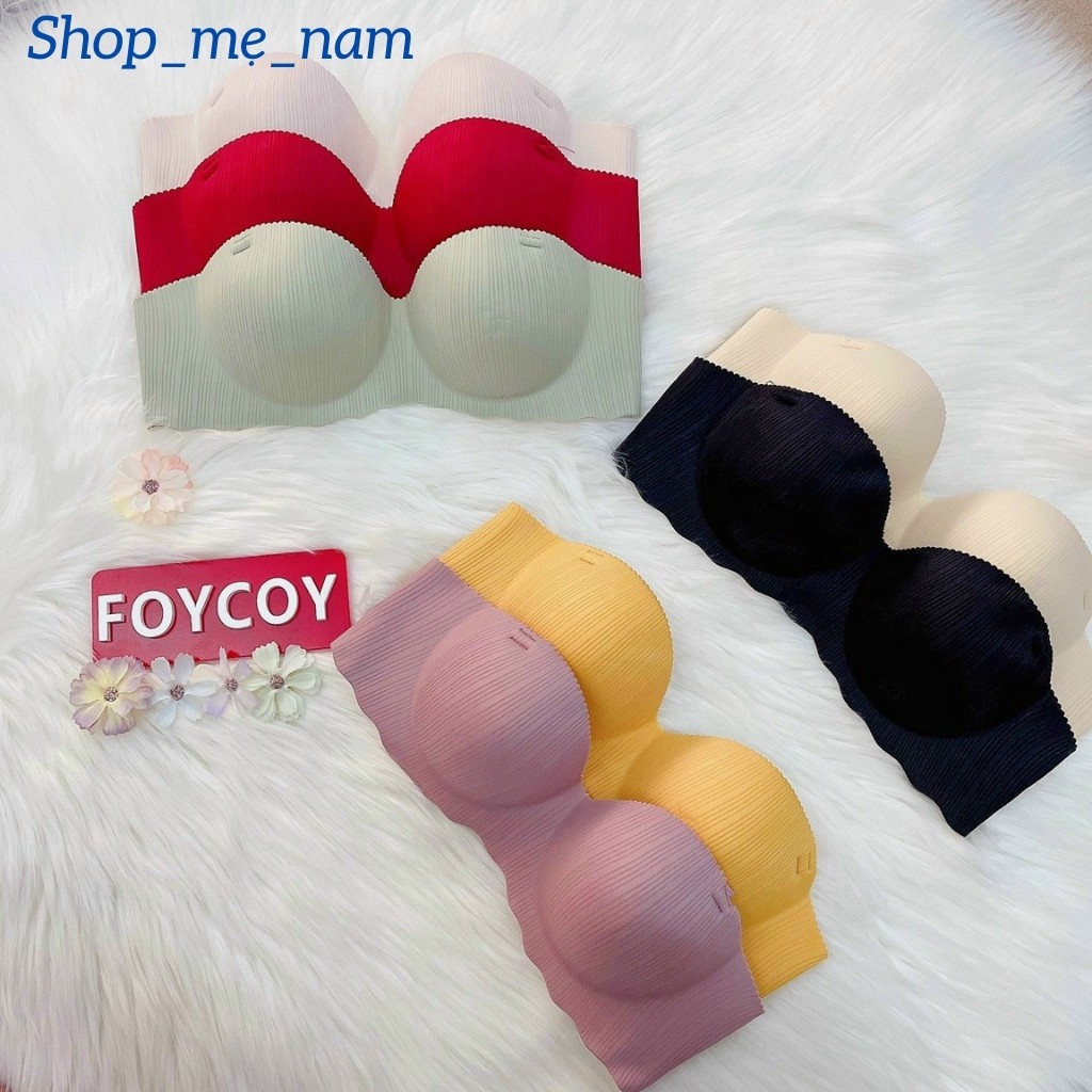 Áo Lót Su Đúc Không Gọng Đệm 2,5Cm Có Mút Bàn Tay Nâng Ngực Đẩy Ngực Tự Nhiên