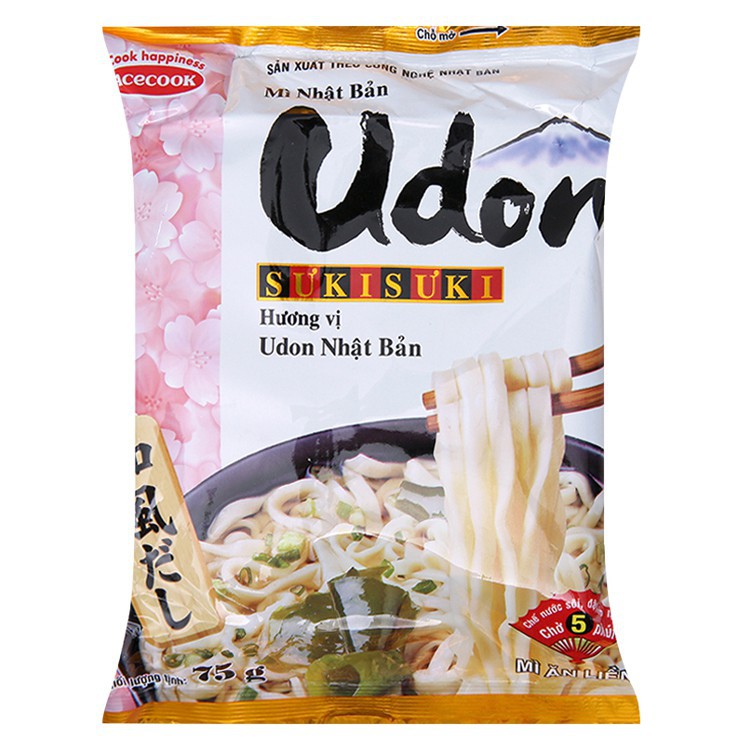 Thùng 24 gói Mì Udon Sưkisưki vị Udon sợi to chuẩn Nhật | BigBuy360 - bigbuy360.vn