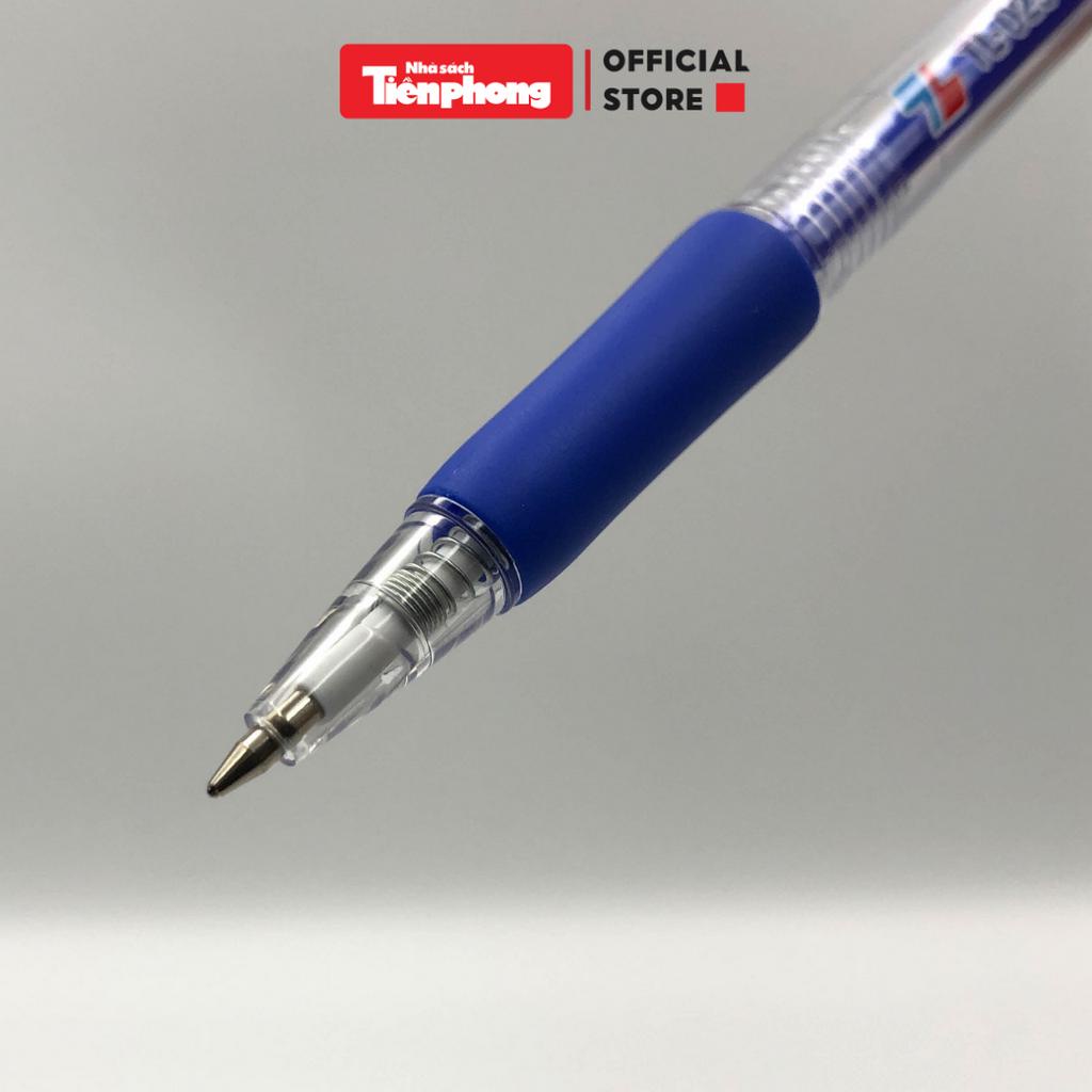 Bút bi Thiên Long chính hãng nhà sách Tiền Phong bút bi gel màu xanh/đen/tím.