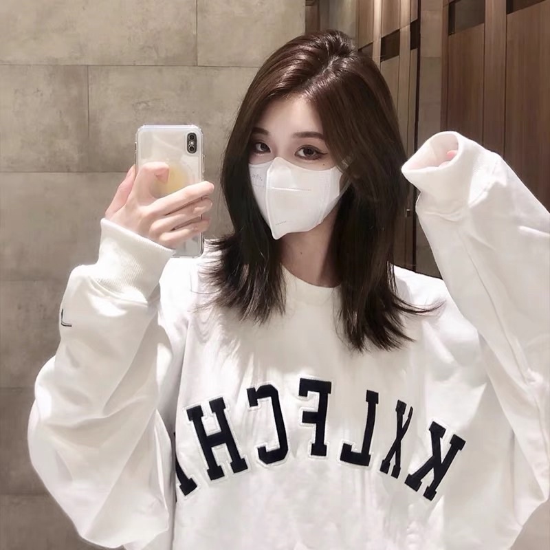 Áo Sweater Thêu KXL Nỉ Bông Form Rộng Nam Nữ Unisex