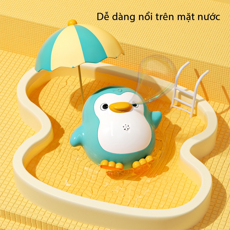 Đồ Chơi Tắm - Chim Cánh Cụt phun nước - KUB