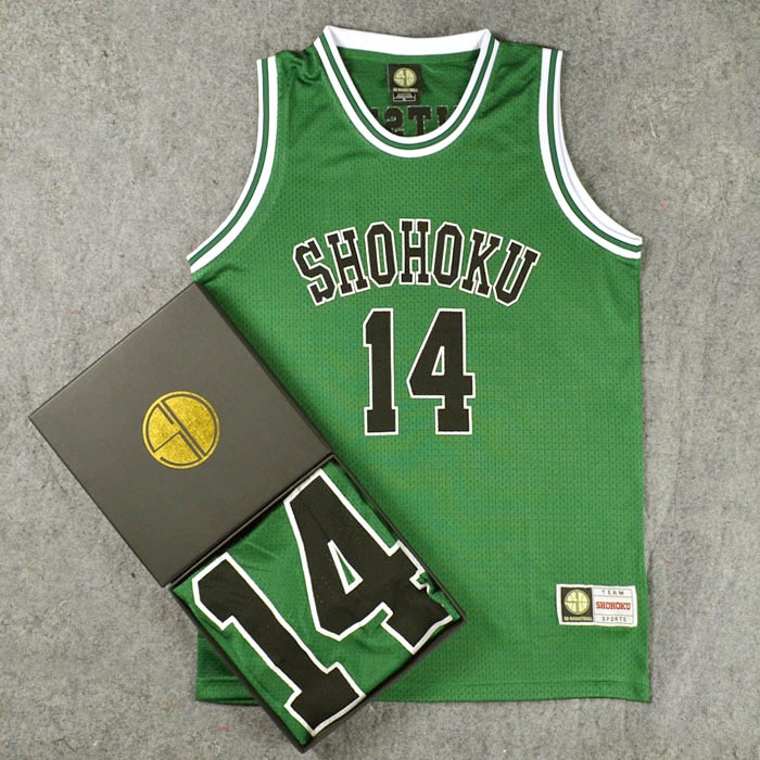 Bộ Đồ Hóa Trang Nhân Vật Shohoku Sakuragi 10 Độc Đáo# Hanamichi 11#Áo Bóng Rổ Phong Cách Hiphop Kaede Cá Tính