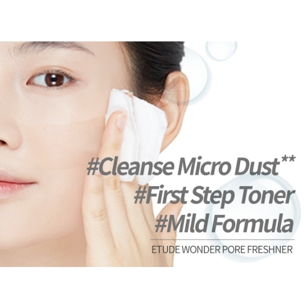 (Hàng Mới Về) Nước Hoa Hồng Làm Sạch Lỗ Chân Lông Hiệu Etude House Dung Tích 250ml // Etude House Wonder Pore Freshner 250ml