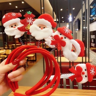Bờm ông già noel lò xo