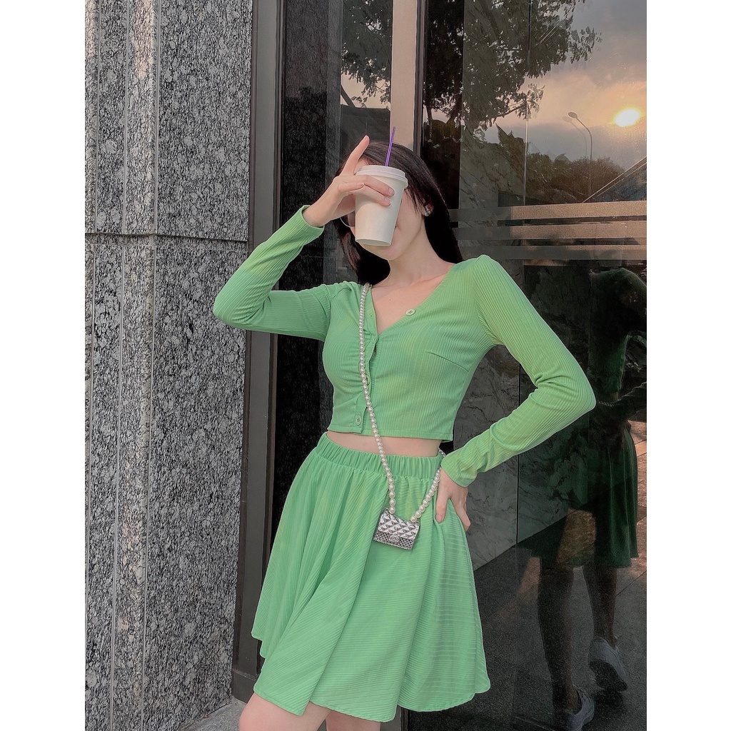 Set Thun Chân Váy Xòe