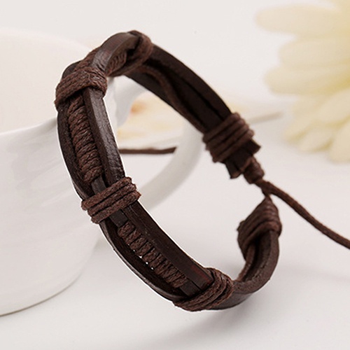 Vòng tay giả da phong cách Vintage
