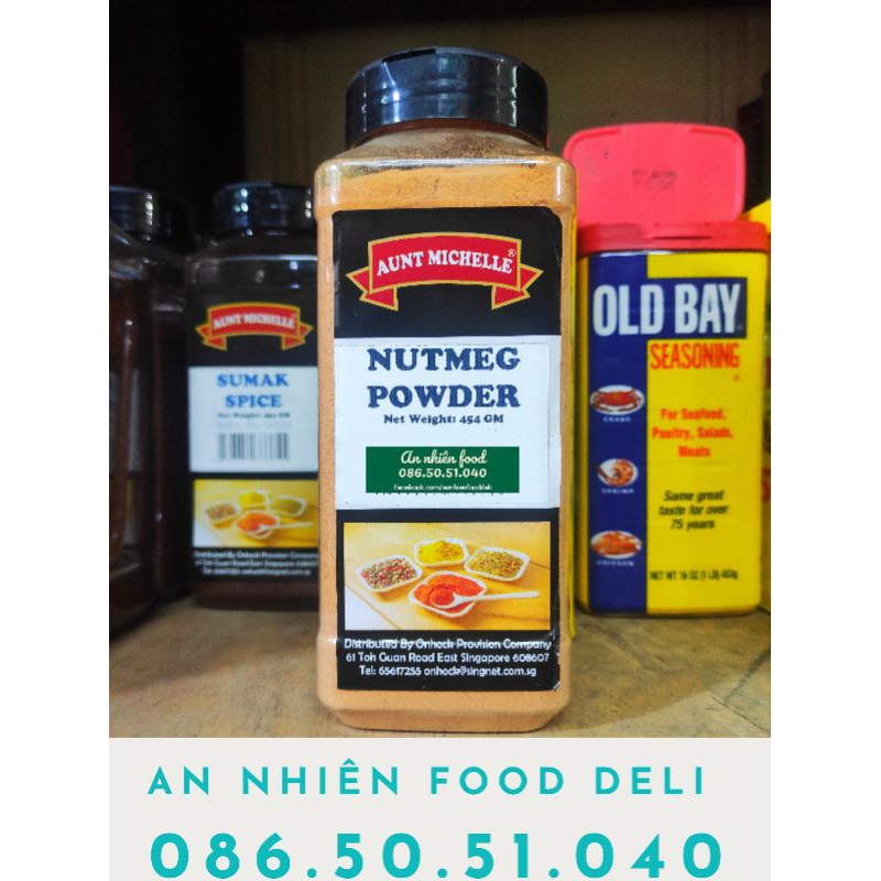 Bột Nhục Đầu Khấu Nấu Các Món Tây - Nutmeg Powder Aunt Michelle