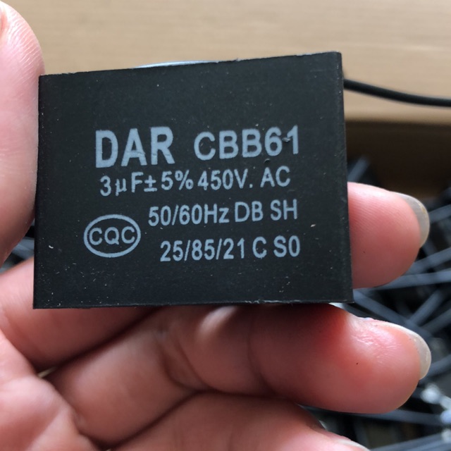 Tụ quạt 3UF-450V combo 5 cái