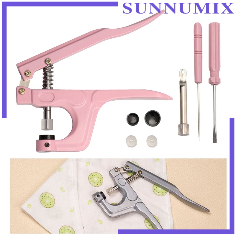 [SUNNIMIX]Snap Fastener Pliers Snaps Installation Hand Tools Crafting Bibs Fastening Replacing