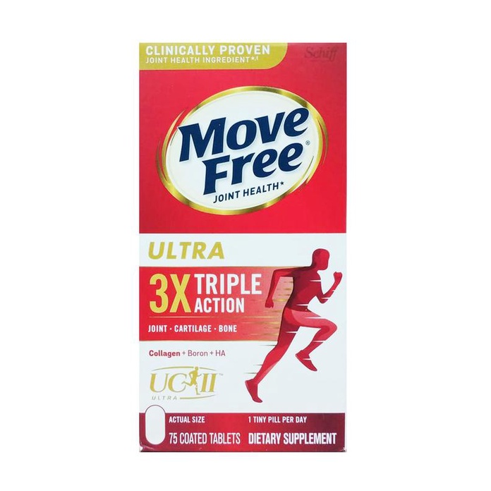 Viên uống xương khớp MOVE FREE Advanced 200 Viên, MOVE FREE Ultra 3X Triple 75 Viên - Nhập Mỹ