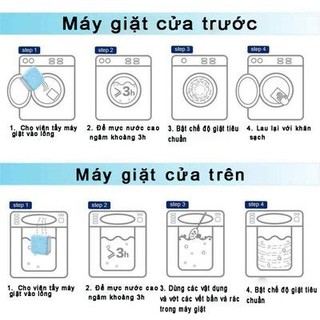 Combo 3 Viên Tẩy Lồng Giặt.