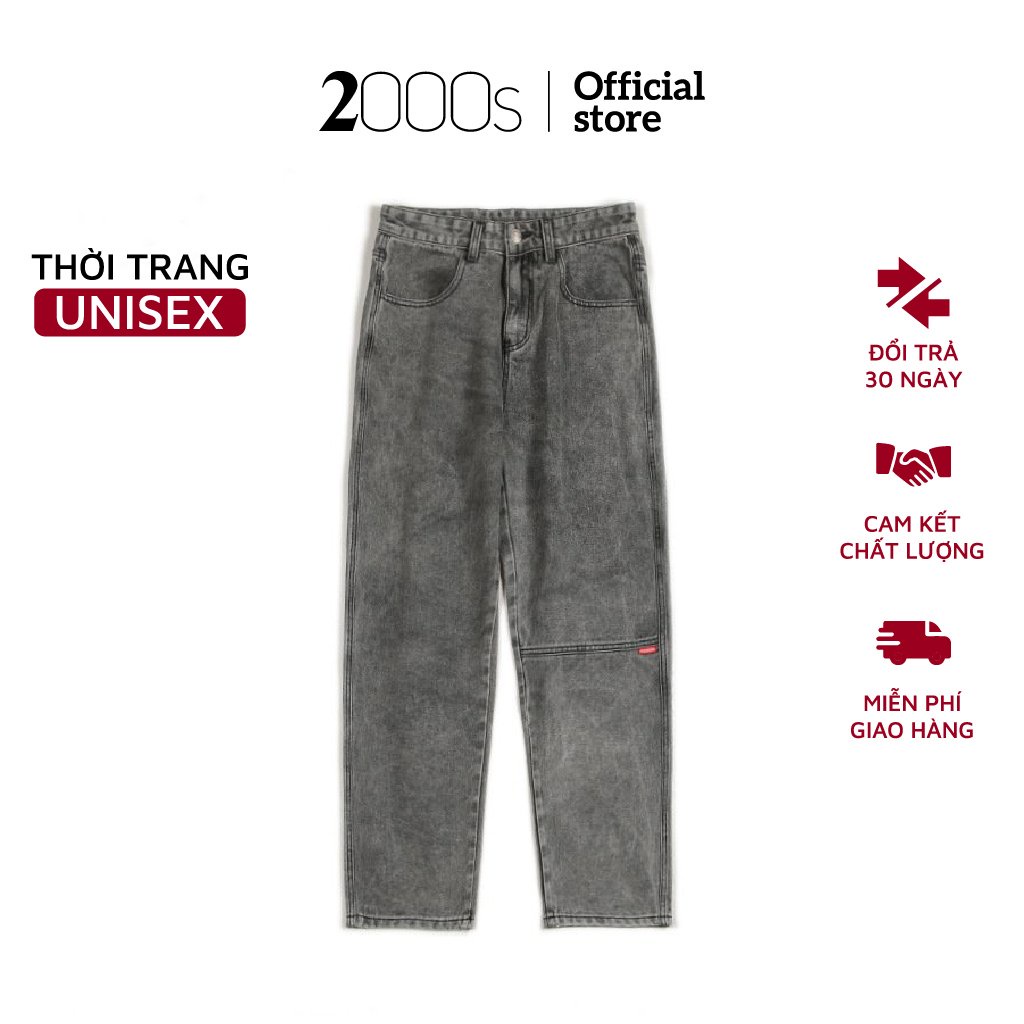 Quần Jean nam ống rộng , Quần Jean baggy phong cách Hàn Quốc cao cấp thương hiệu 2000s