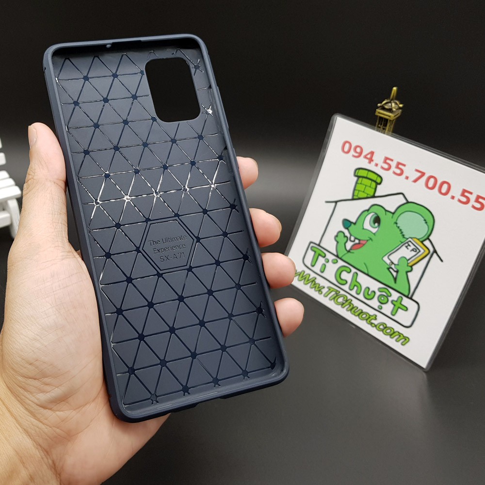 [Loại Tốt] Ốp Lưng Samsung S10 Lite, A91, M80s Dẻo Carbon Phay Xước Chống Sốc