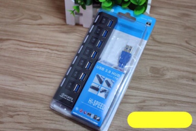 Hub usb 3.0 có công tắc 7 port