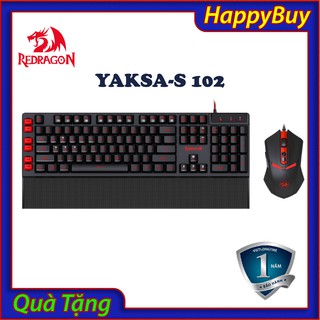 Bộ Bàn Phím Chuột Giả Cơ Chuyên Game Redragon Yaksa S102