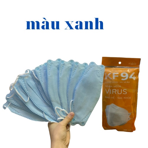 Khẩu Trang 4 Lớp Kf94 Chống Bụi Mịn Và Kháng Khuẩn Hàng Cao Cấp Hàn Quốc