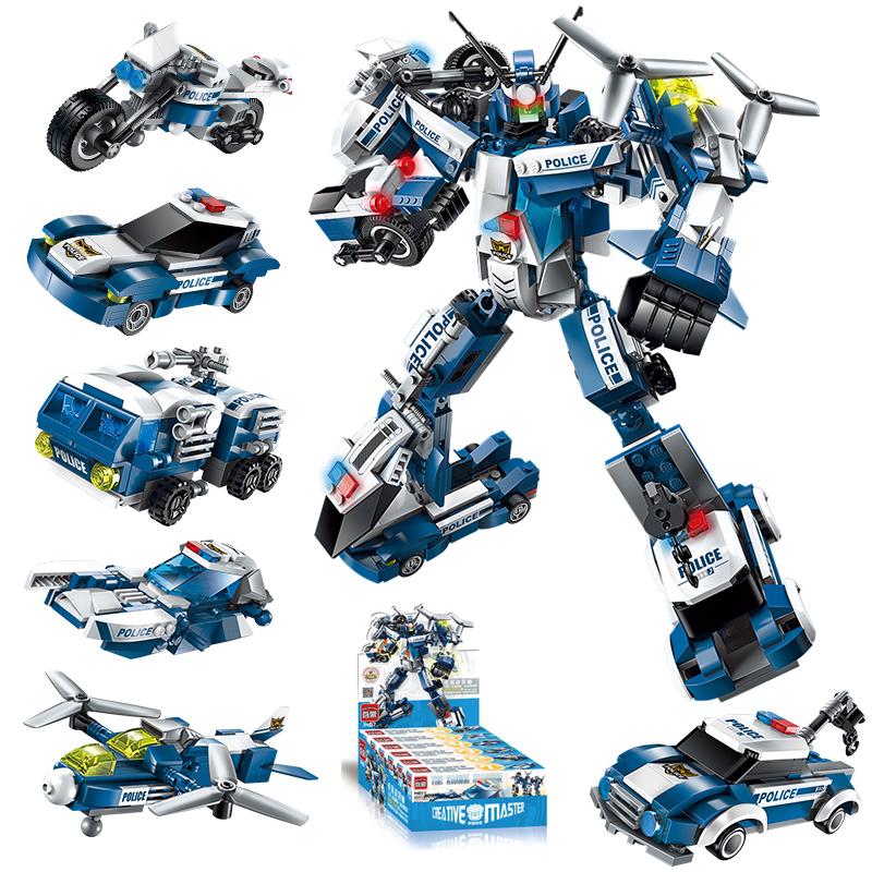 Lego đồ chơi thông minh xếp hình mô hình siêu nhân robot khủng long trí tuệ 6 trong 1 cho bé ( hàng sẵn )