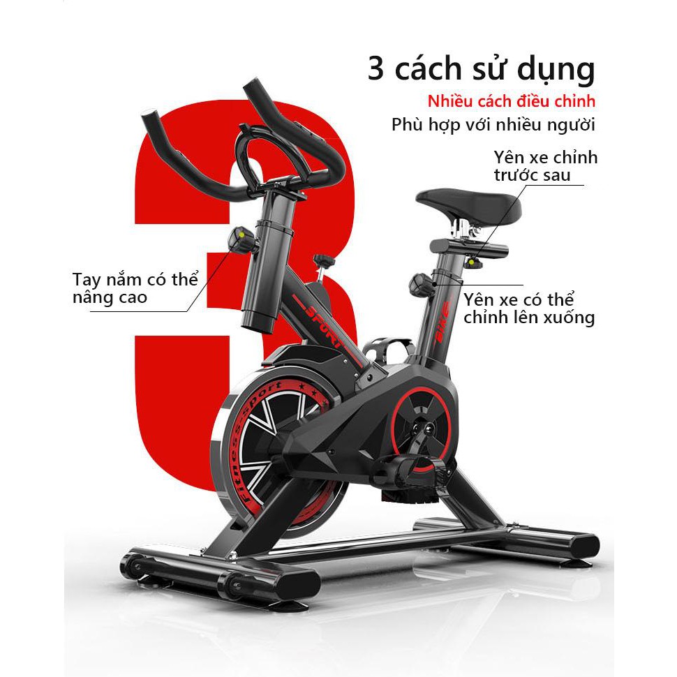 Xe đạp thể dục Sport Bike HB-Q7S [Ảnh thật] , xe tập gym tại nhà không gây tiếng ồn