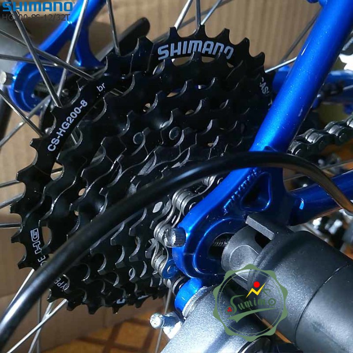LÍP XE ĐẠP 8S SHIMANO CS-HG200-8 12-32T LÍP XE ĐẠP 8 HG200 SHIMANO
