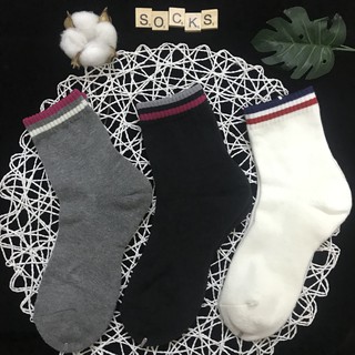 Tất vớ thể thao cổ trung xù bàn, viền cổ siêu đẹp