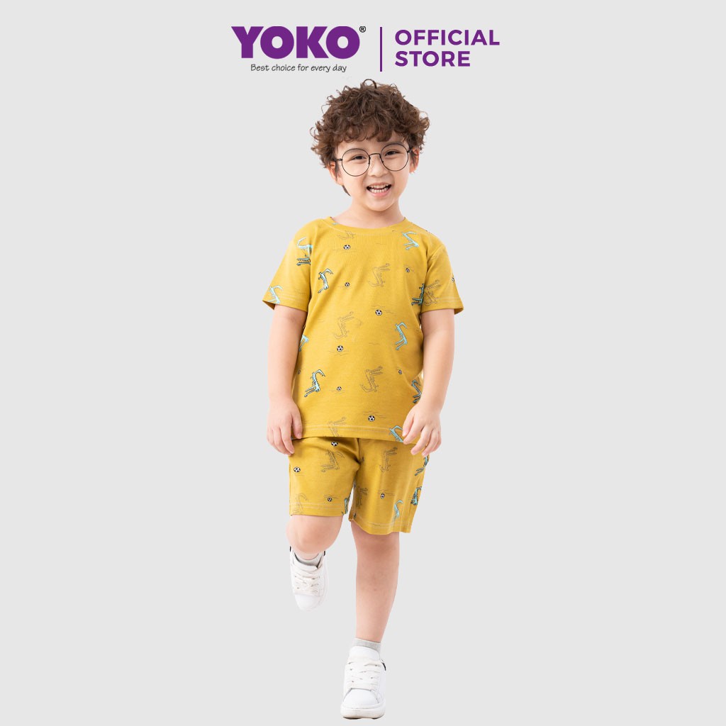 Bộ Quần Áo Thun Tay Ngắn Bé Trai (1-9 Tuổi) YOKO KID'S FASHION 21204T