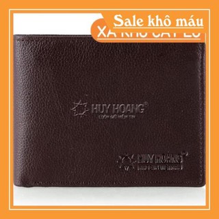 Ví nam da bò mini màu nâu ph2127