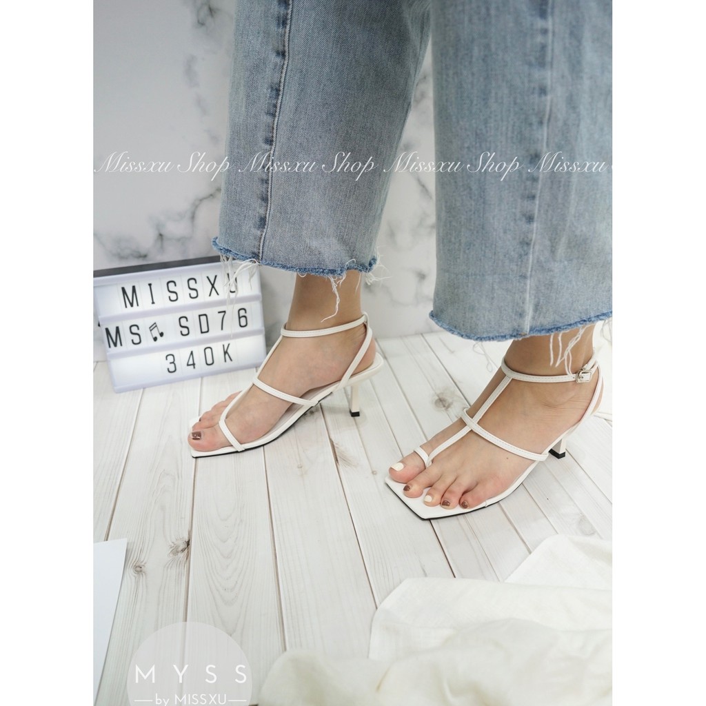 Giày sandal nữ chiến binh xỏ ngón 5cm thời trang MYSS - SD76